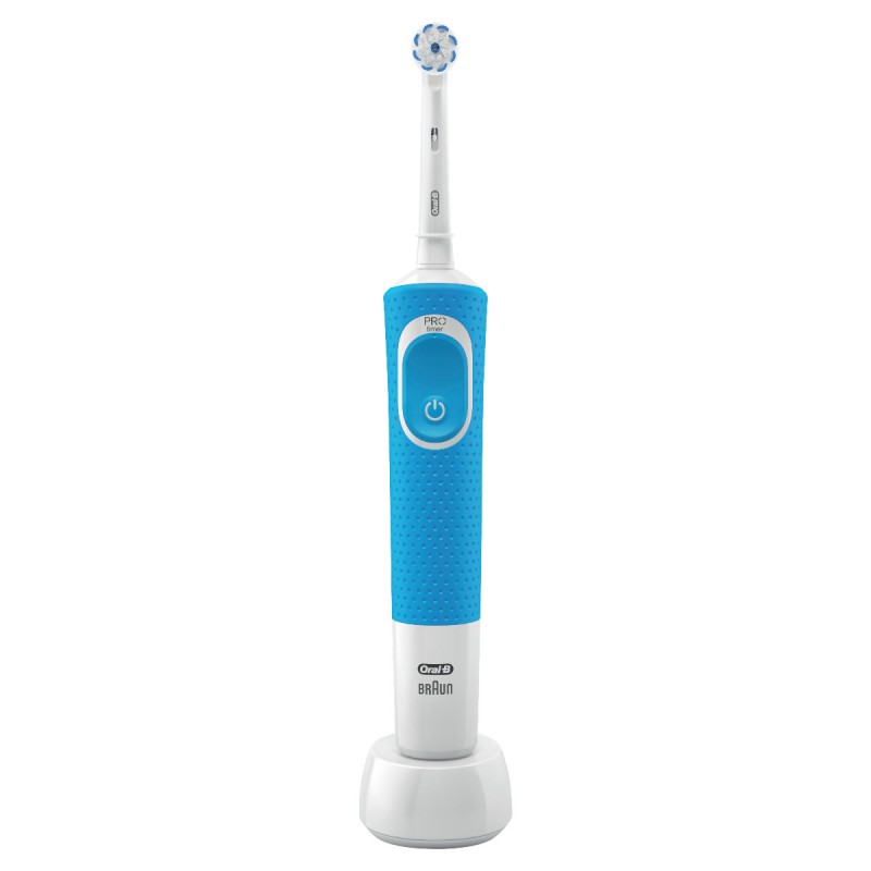 DANTŲ ŠEPETĖLIS BRAUN ORAL -B D100.413.1 VITALITY BLUE SENSITIVE-Dantų šepetėliai-Dantų šepetėliai ir priedai-Braun