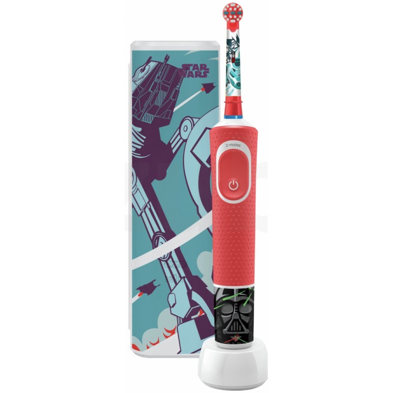 DANTŲ ŠEPETĖLIS BRAUN ORAL -B D100.413.4KX VITALITY KIDS STAR WARS +TC-Dantų šepetėliai-Dantų šepetėliai ir priedai-Braun