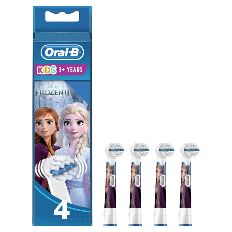 ANTGALIAI BRAUN EB10-4 KIDS FROZEN 4vnt.-Dantų šepetėlių antgaliai-Dantų šepetėliai ir priedai-Braun